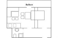 Grundriss der Fewo Maisfeld